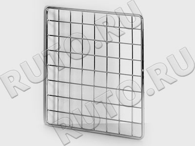 GP200x40 Решетка хромированная 2000х400 мм (d.7мм/d.3мм)