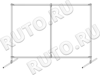 PW-B-30-20 Пресс волл ДЖОКЕР ТИП-B ширина-высота 3,0х2,0 метра