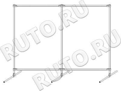 PW-B-60-20 Пресс волл ДЖОКЕР ТИП-B ширина-высота 6,0х2,0 метра