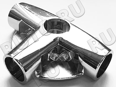 UNO-09 Соединитель четырех труб с полками